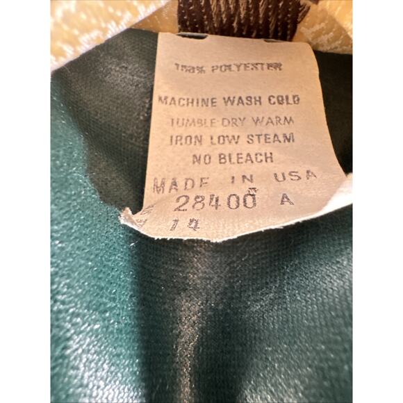 Vintage Thermo JAC TJ Light weight Trench Long Green Jacket Size 14 - Picture 10 of 13